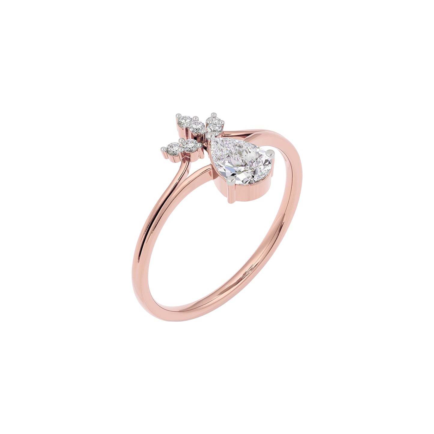 Aurora Essence Diamond Ring 18 KT / Rose Gold / 22
