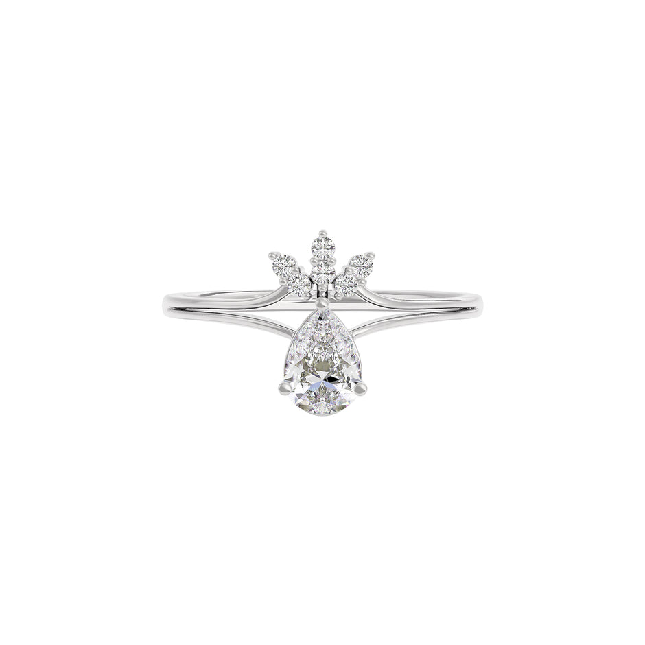 Aurora Essence Diamond Ring 18 KT / White Gold / 22