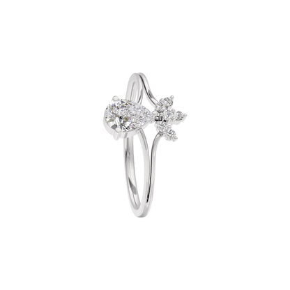 Aurora Essence Diamond Ring 18 KT / White Gold / 22
