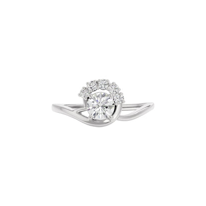 Tranquil Crystal Diamond Ring