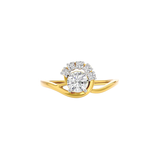 Tranquil Crystal Diamond Ring