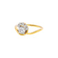 Tranquil Crystal Diamond Ring