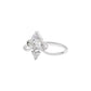 Crystal Halo Diamond Ring