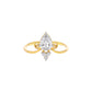 Crystal Halo Diamond Ring
