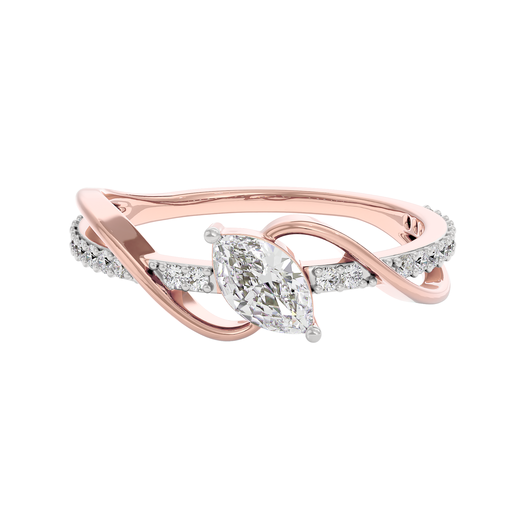 Pure Crystal Diamond Ring