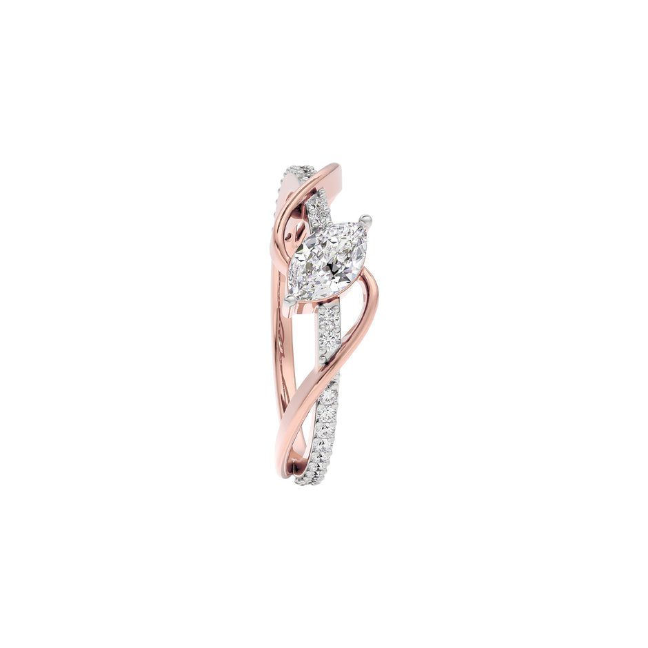 Pure Crystal Diamond Ring