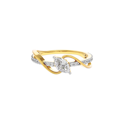 Pure Crystal Diamond Ring
