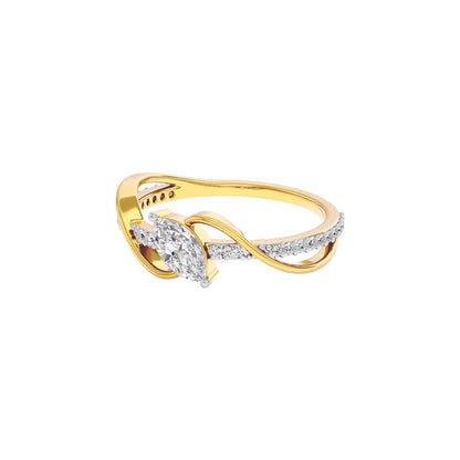 Pure Crystal Diamond Ring