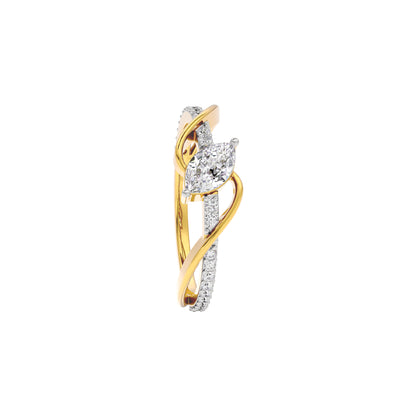 Pure Crystal Diamond Ring