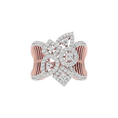 Tranquil Opal Diamond Ring 18 KT / Rose Gold / 22