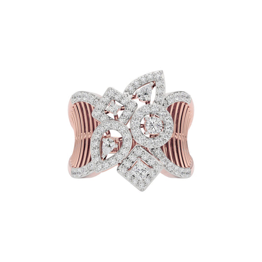 Tranquil Opal Diamond Ring 18 KT / Rose Gold / 22