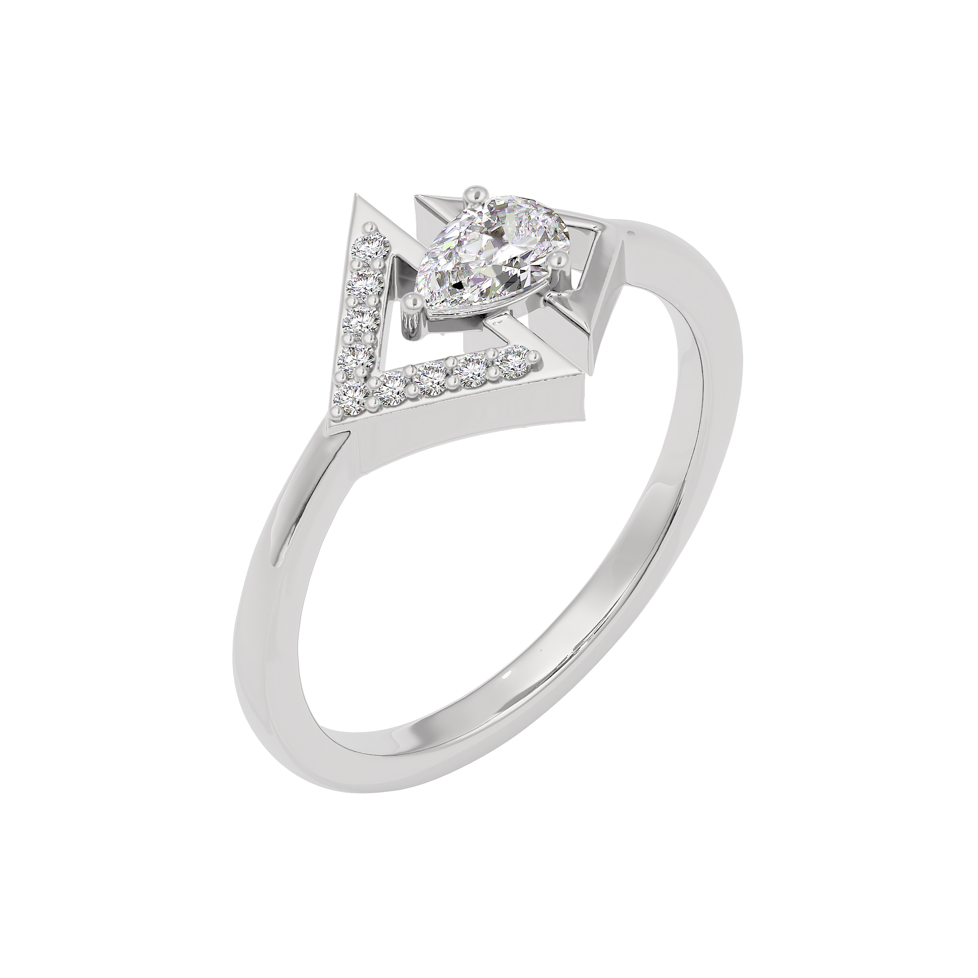 Divine Blossom Diamond Ring