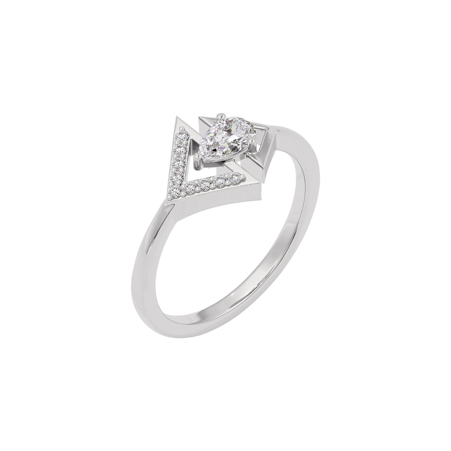 Divine Blossom Diamond Ring