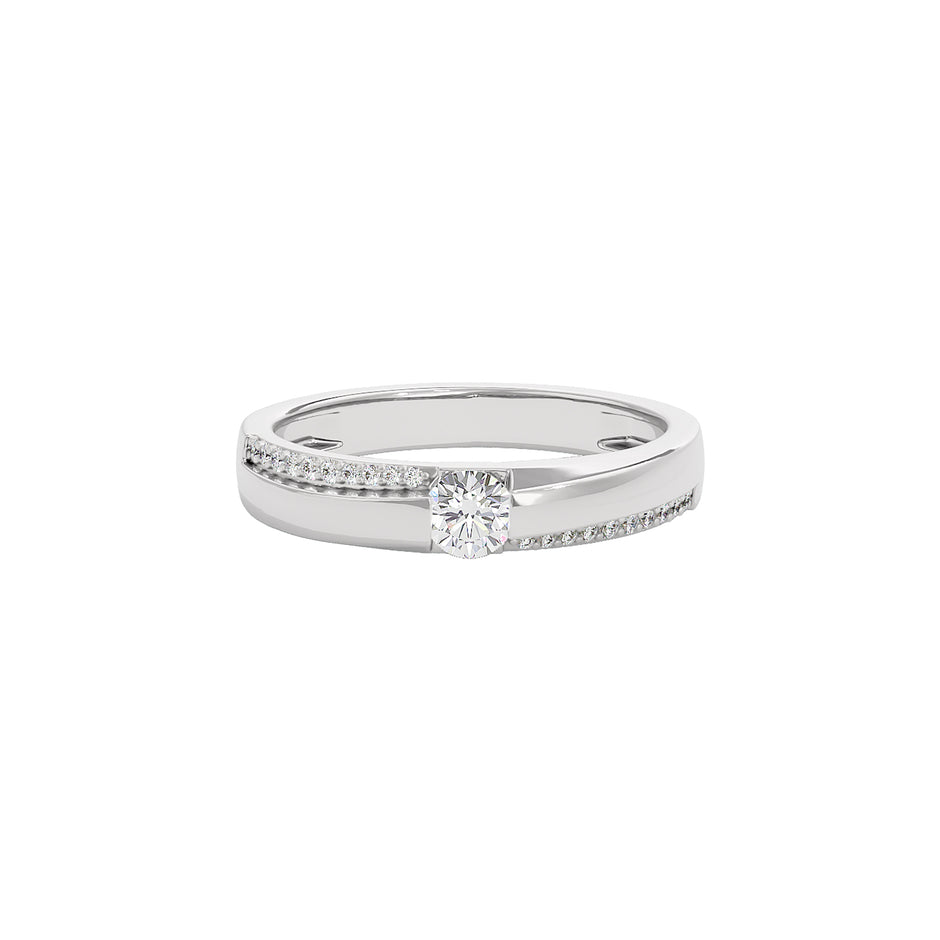The Constellation Diamond Couple Band Ring for Her