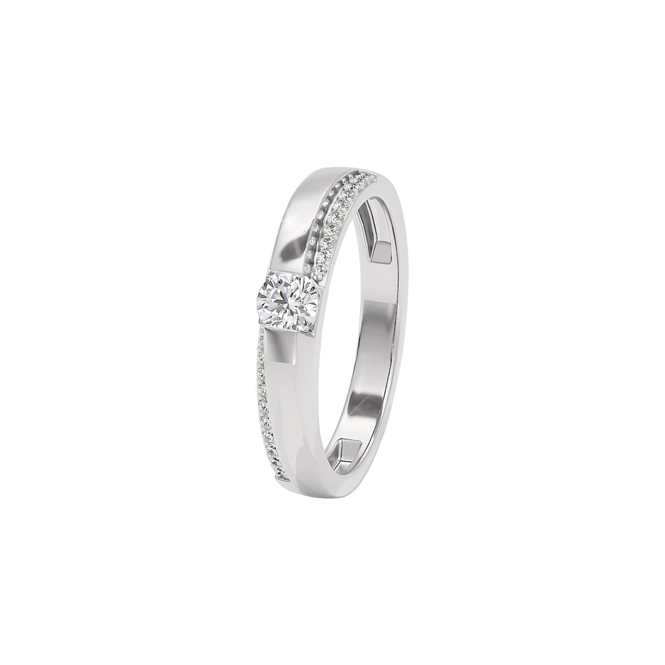 The Constellation Diamond Couple Band Ring for Her