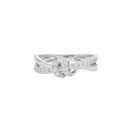 Tinsel Touch Fashion Diamond Ring 18 KT / White Gold / 22