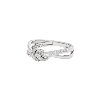 Tinsel Touch Fashion Diamond Ring 18 KT / White Gold / 22