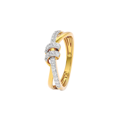 Tinsel Touch Fashion Diamond Ring 18 KT / Yellow Gold / 22