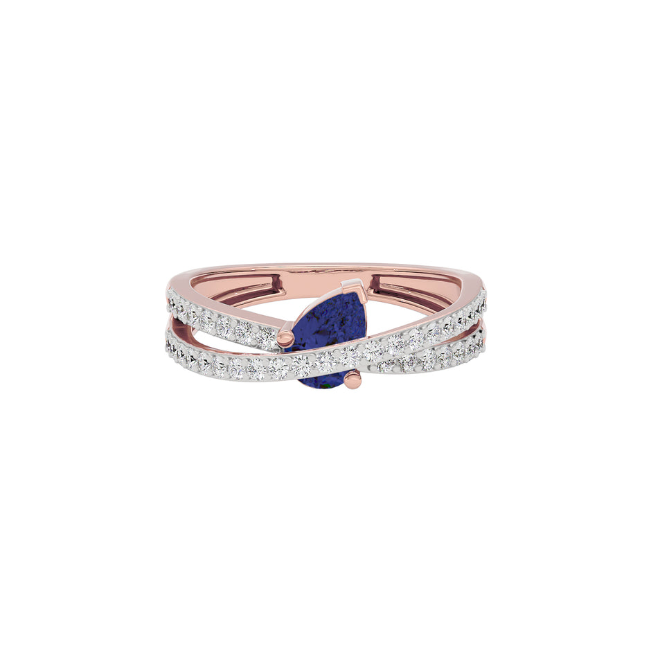 DLR001369 18 KT / Rose Gold / 22