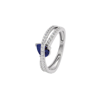 DLR001369 18 KT / White Gold / 22