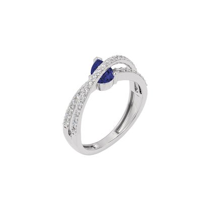 DLR001369 18 KT / White Gold / 22