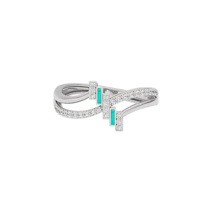 Glowbend Fashion Diamond Ring 18 KT / White Gold / 22