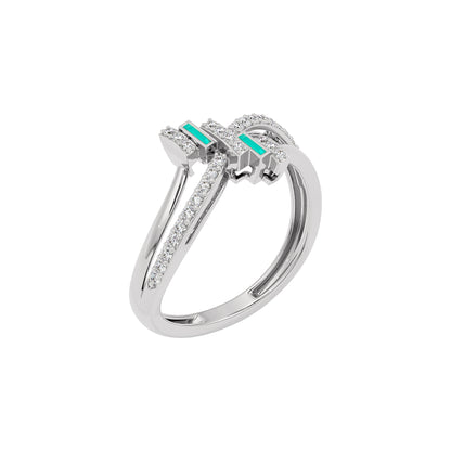 Glowbend Fashion Diamond Ring 18 KT / White Gold / 22