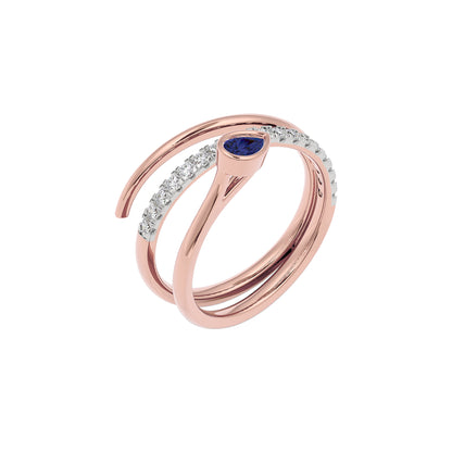 DLR001374 18 KT / Rose Gold / 22
