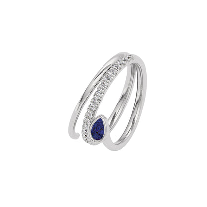 DLR001374 18 KT / White Gold / 22