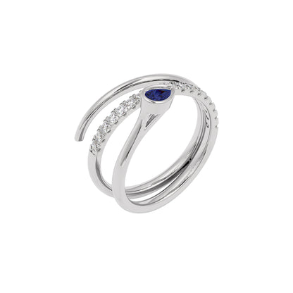 DLR001374 18 KT / White Gold / 22