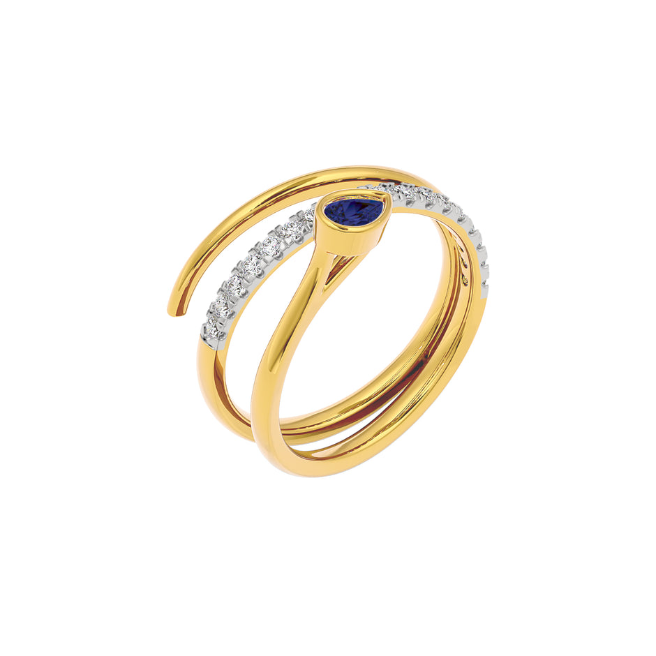 DLR001374 18 KT / Yellow Gold / 22
