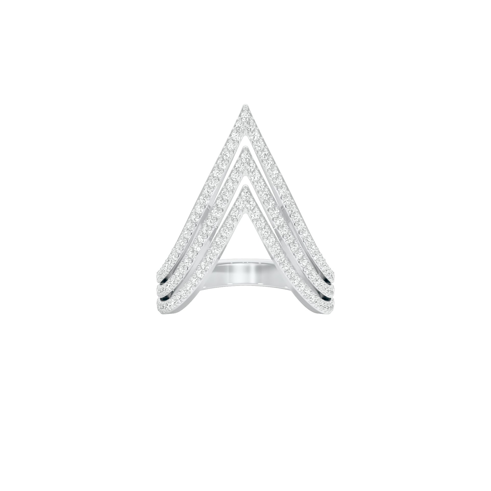 DLR001413 18 KT / White Gold / 22