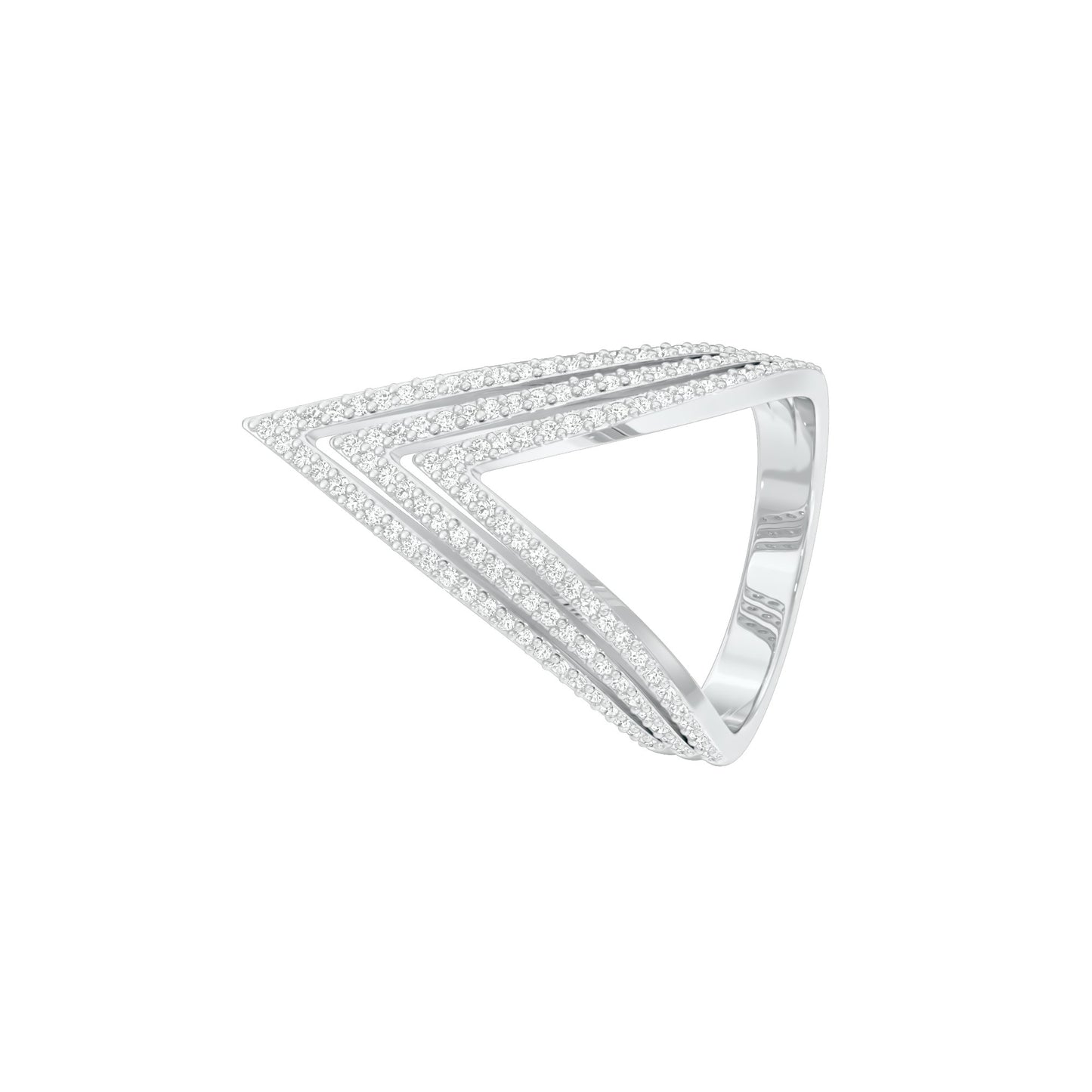 DLR001413 18 KT / White Gold / 22
