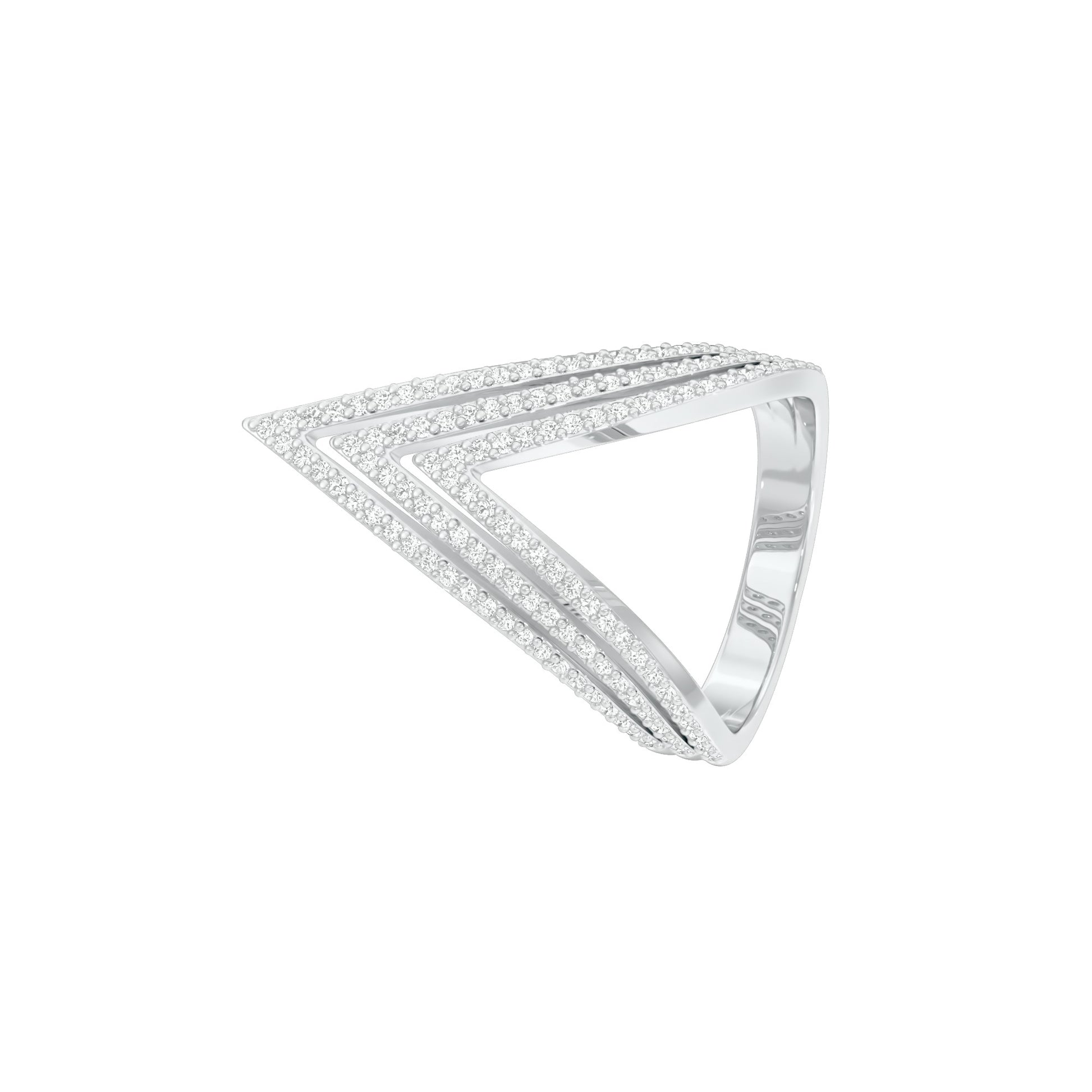 DLR001413 18 KT / White Gold / 22