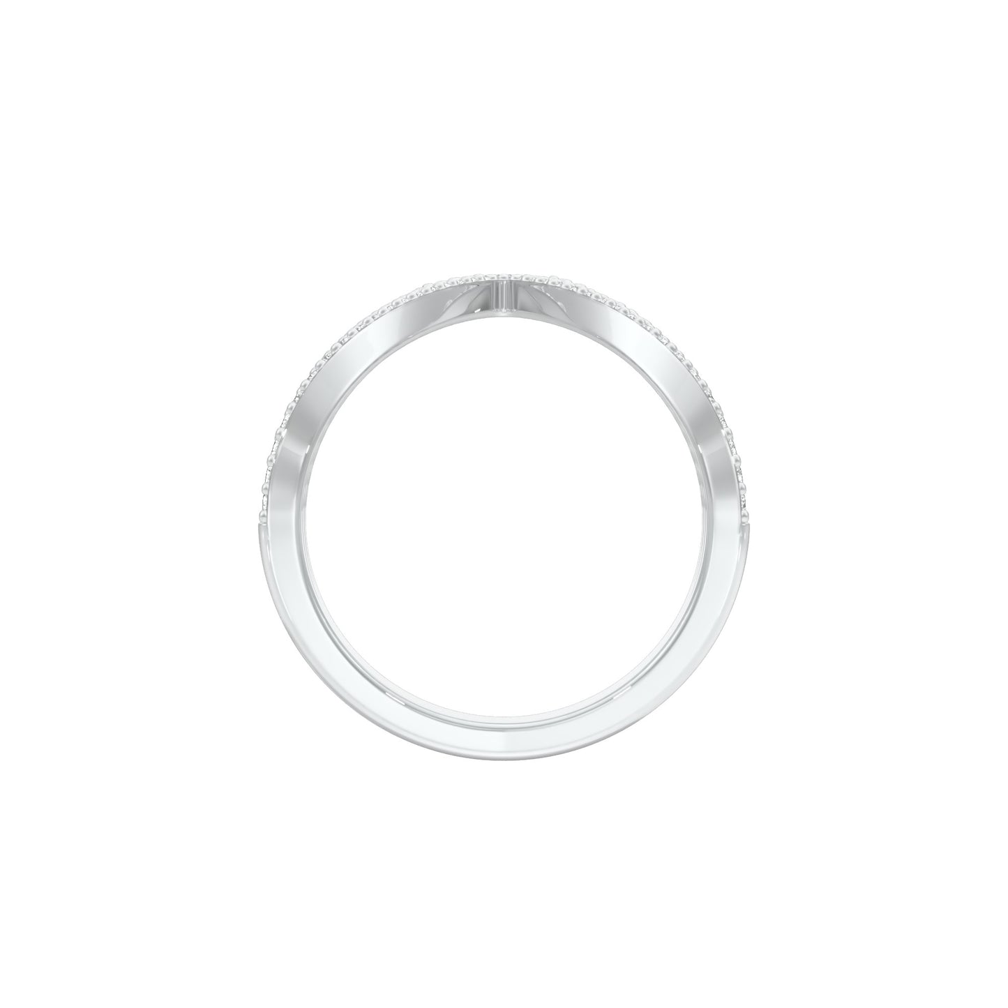 DLR001413 18 KT / White Gold / 22