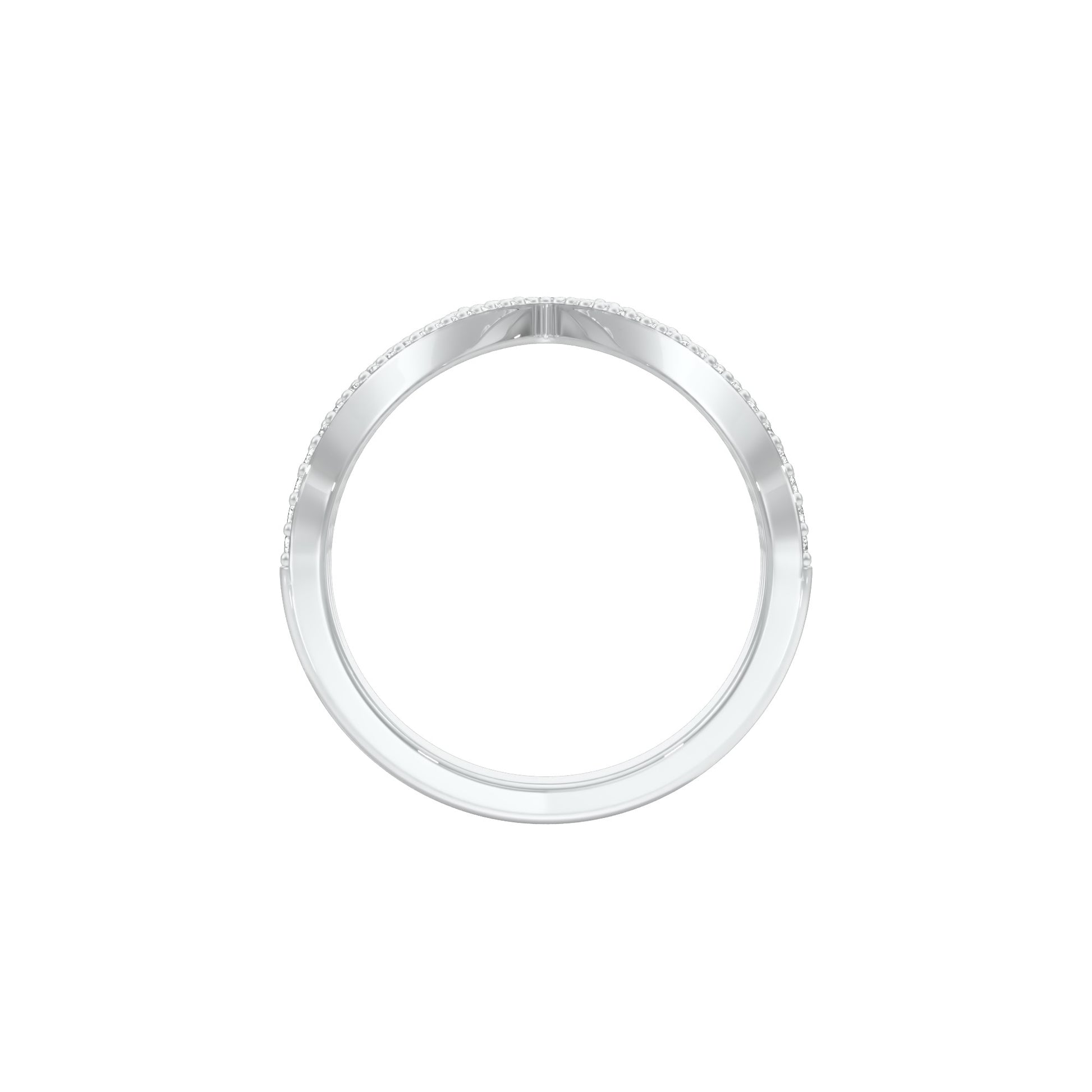 DLR001413 18 KT / White Gold / 22