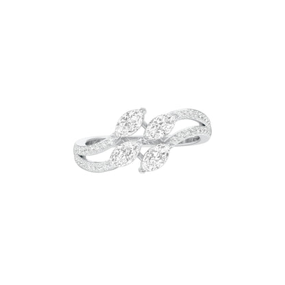 Twig Sparkle Diamond Ring 18 KT / White Gold / 18