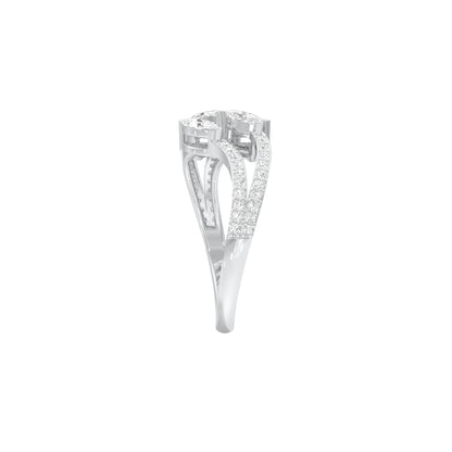 Twig Sparkle Diamond Ring 18 KT / White Gold / 18