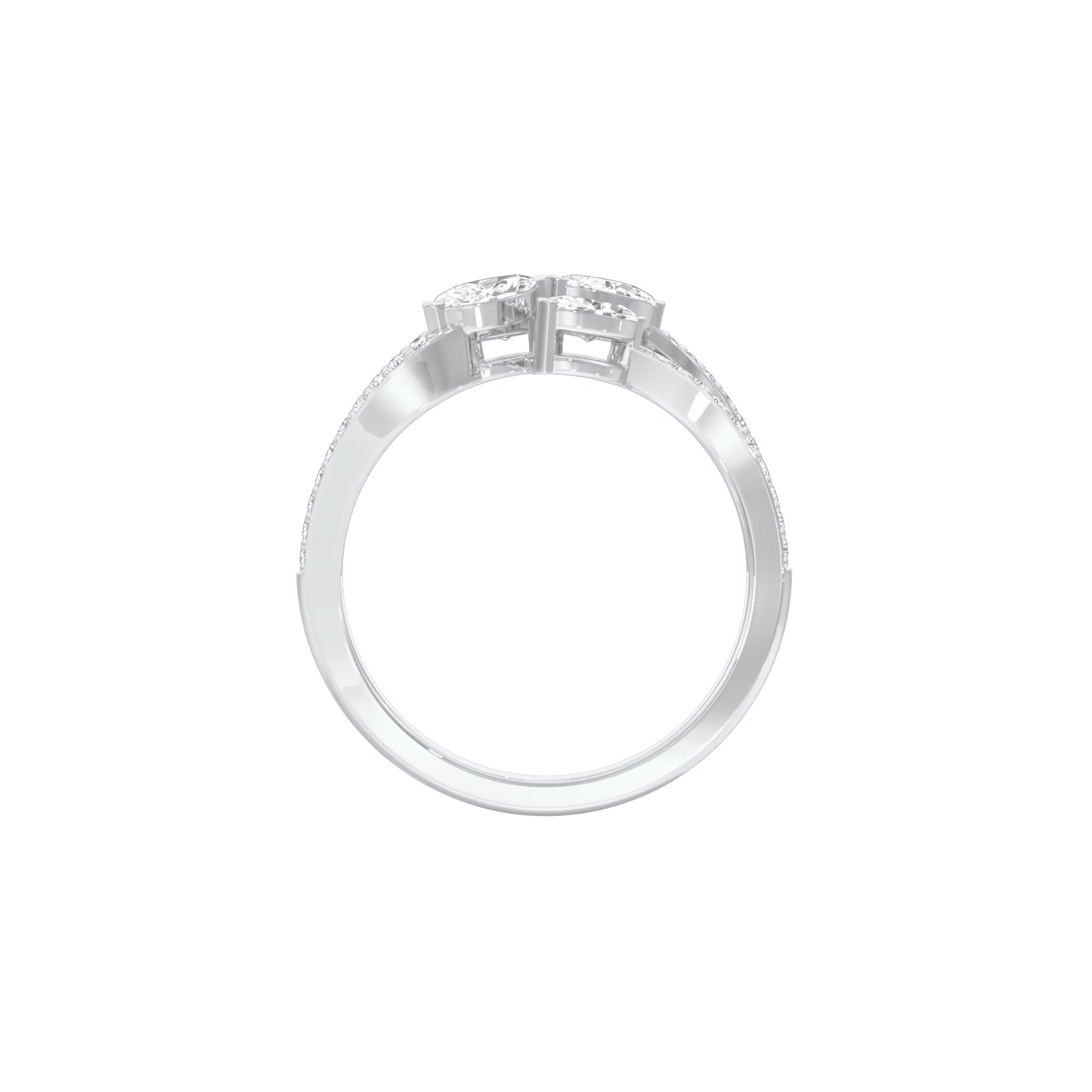 Twig Sparkle Diamond Ring 18 KT / White Gold / 18