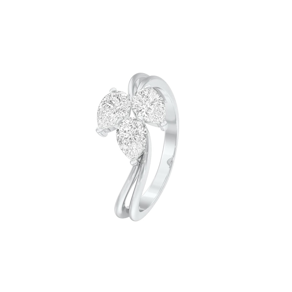 DLR001416 18 KT / White Gold / 22