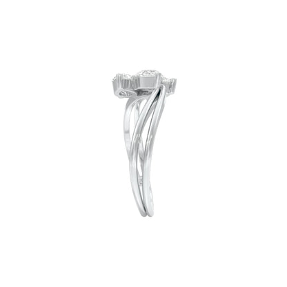DLR001416 18 KT / White Gold / 22