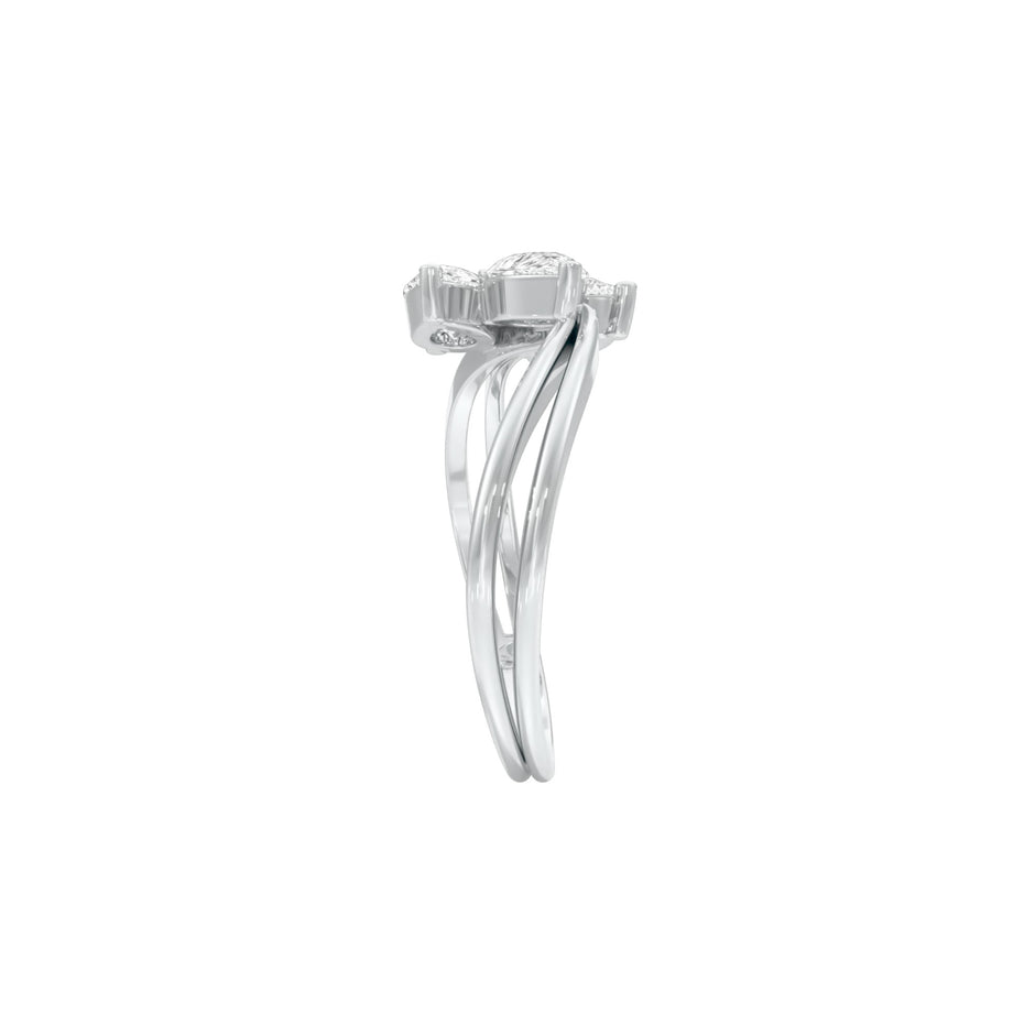 DLR001416 18 KT / White Gold / 22