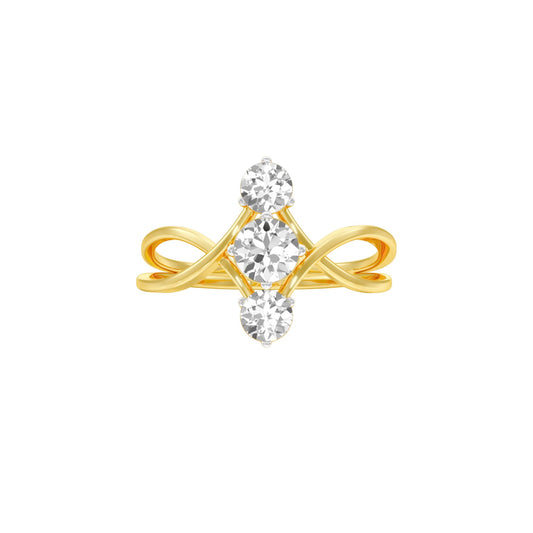 DLR001417 18 KT / Yellow Gold / 22