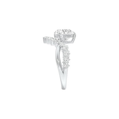 DLR001419 18 KT / White Gold / 22