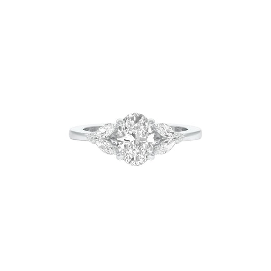 DLR001420 18 KT / White Gold / 22