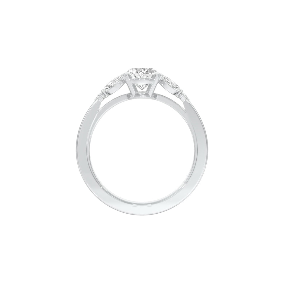 DLR001420 18 KT / White Gold / 22