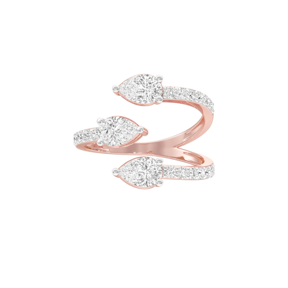 DLR001421 18 KT / Rose Gold / 22