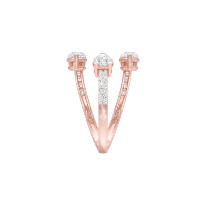 DLR001421 18 KT / Rose Gold / 22