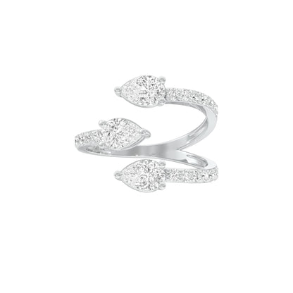 DLR001421 18 KT / White Gold / 22