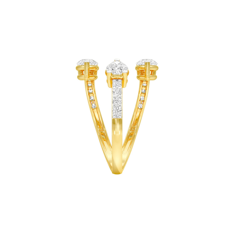 DLR001421 18 KT / Yellow Gold / 22